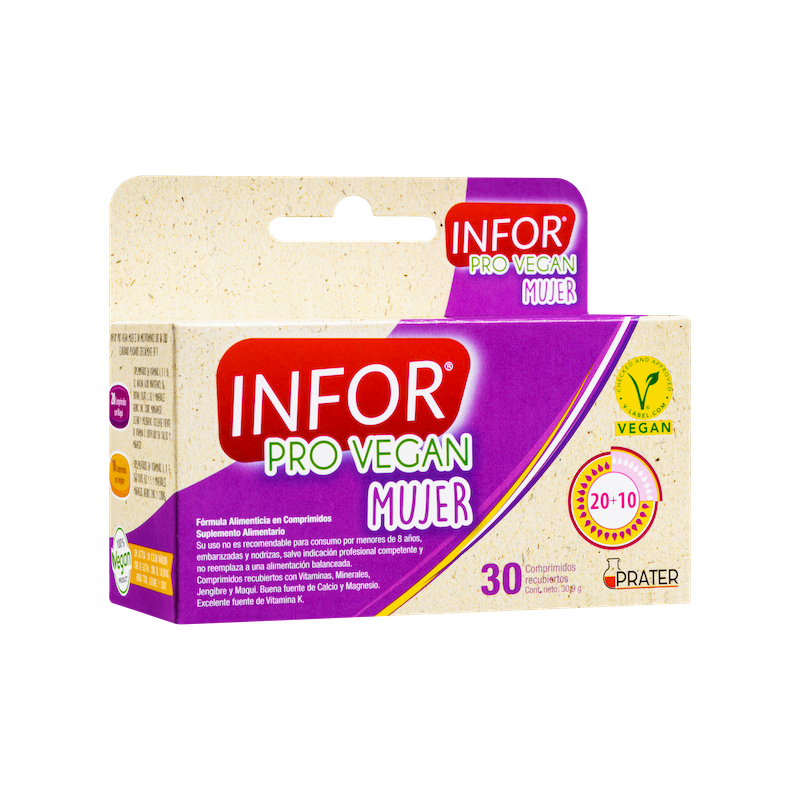 INFOR PRO VEGAN MUJER 30 COMPRIMIDOS - INFOR