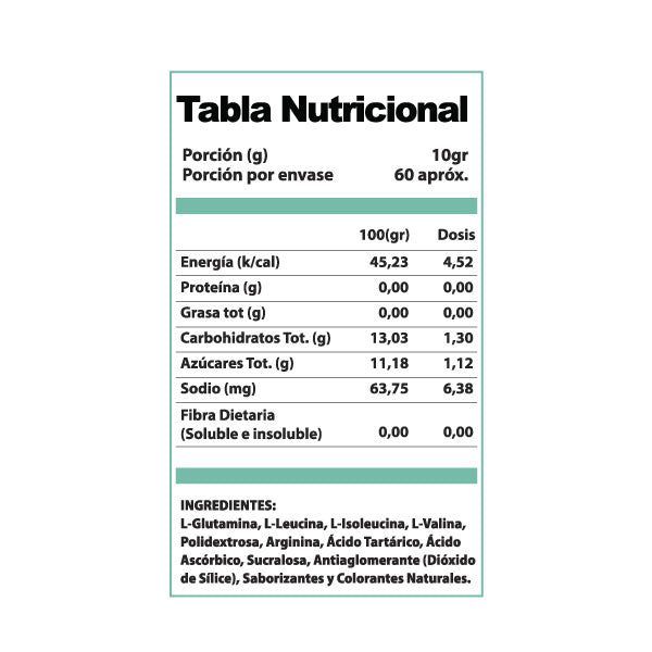 AMINO BCAA + 600GR 60 SERVICIOS - WINKLER NUTRITION