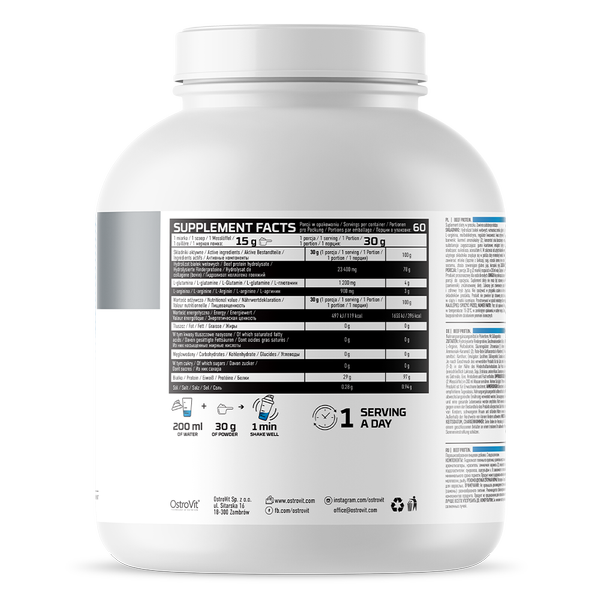 BEEF PROTEIN 1800GR 60 SERVICIOS - OSTROVIT