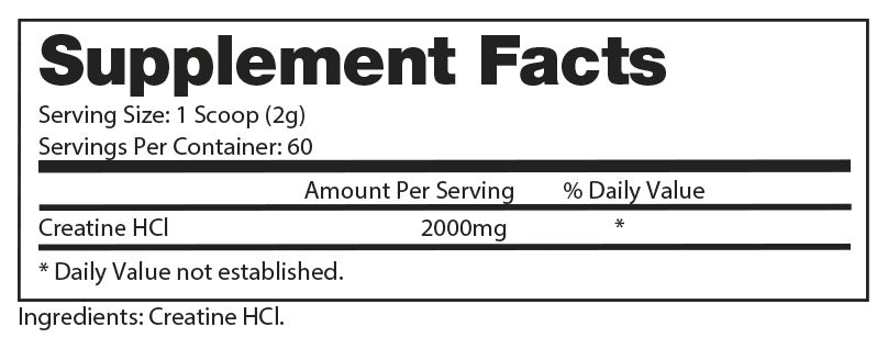 Creatina Hcl Prosupps 60 Serv