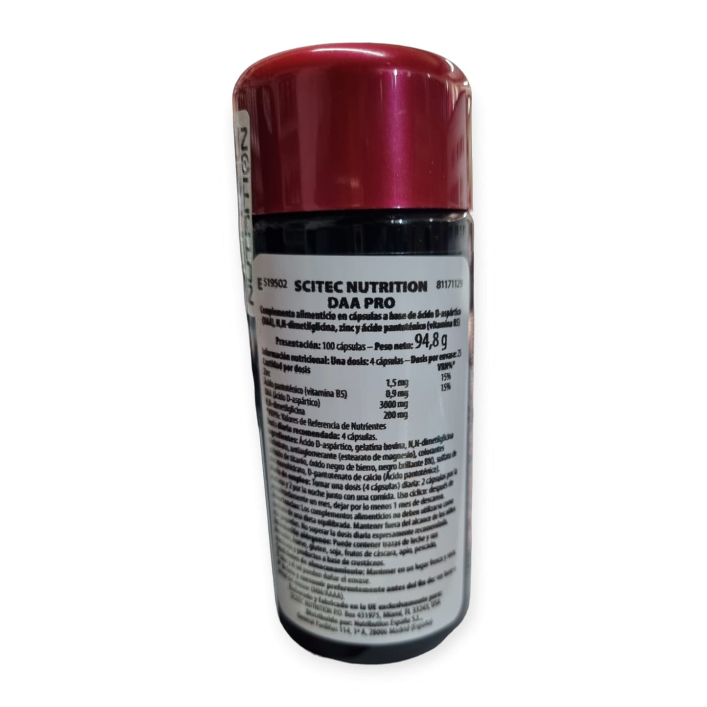 DAA PRO 100 CAPSULAS – SCITEC NUTRITION