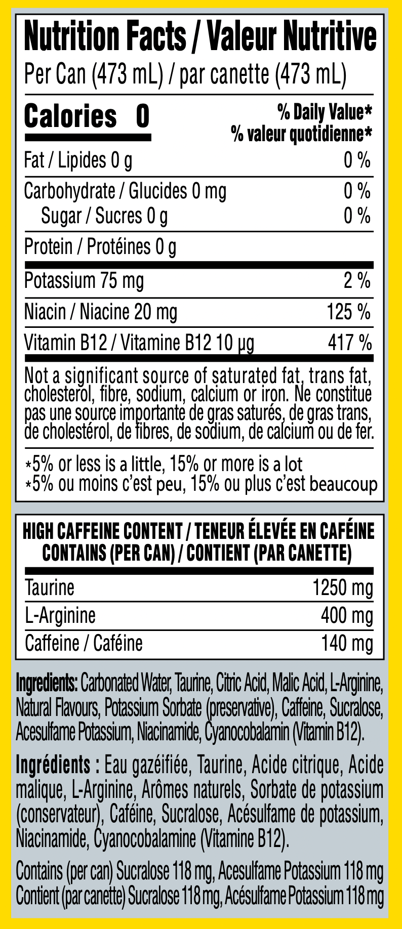 PACK 6 ENERGETICAS C4 473ML C/U - CELLUCOR