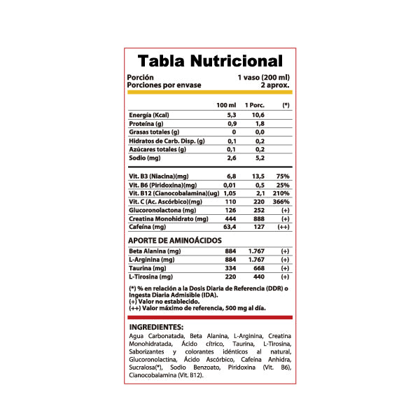 PACK 6 ENERGETICAS KREATOR 473ML - WINKLER NUTRITION