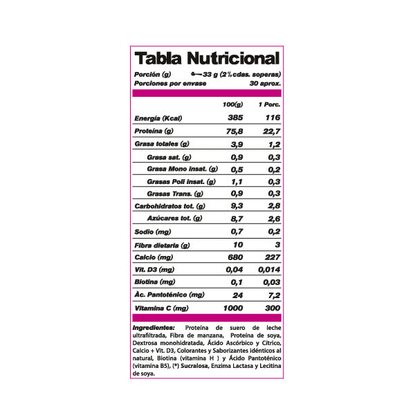 PROTEINA WHEY FEMME SHAKE 2,2LB 30 SERVICIOS - WINKLER NUTRITION