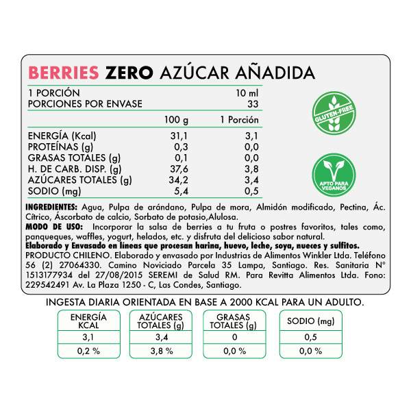 SALSA ZERO 330G - REVITTA