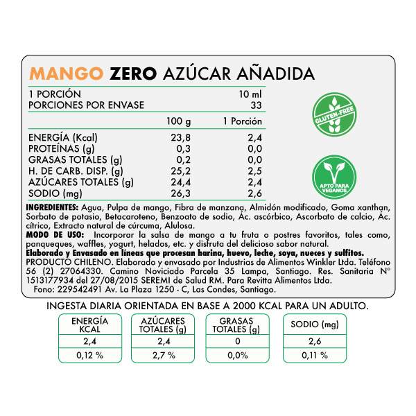 SALSA ZERO 330G - REVITTA