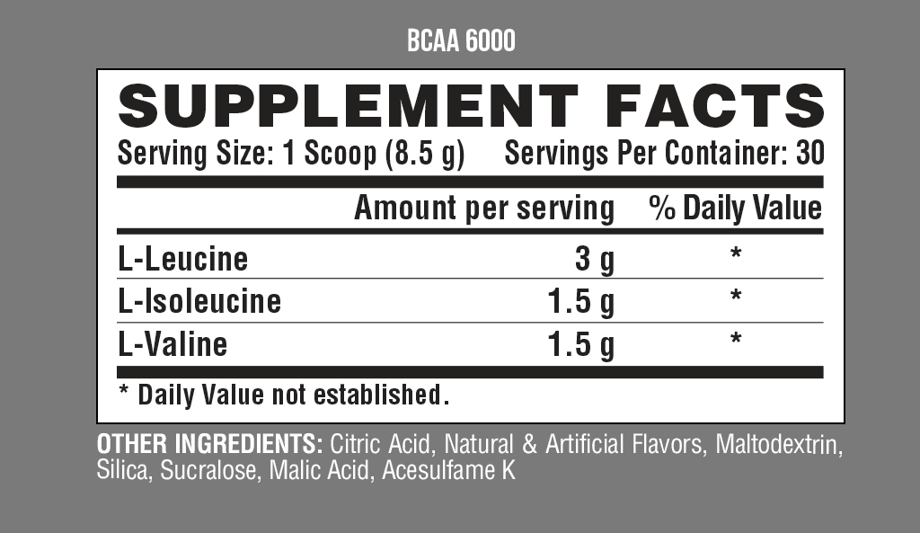BCAA 6000 60 SERVICIOS 225GR - NUTREX