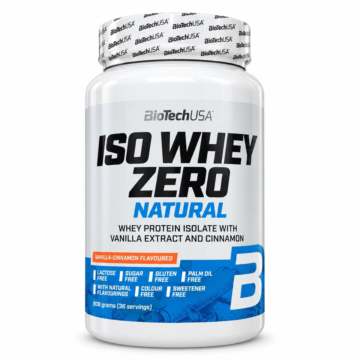 PROTEINA ISO WHEY ZERO NATURAL 908GR - BIOTECHUSA
