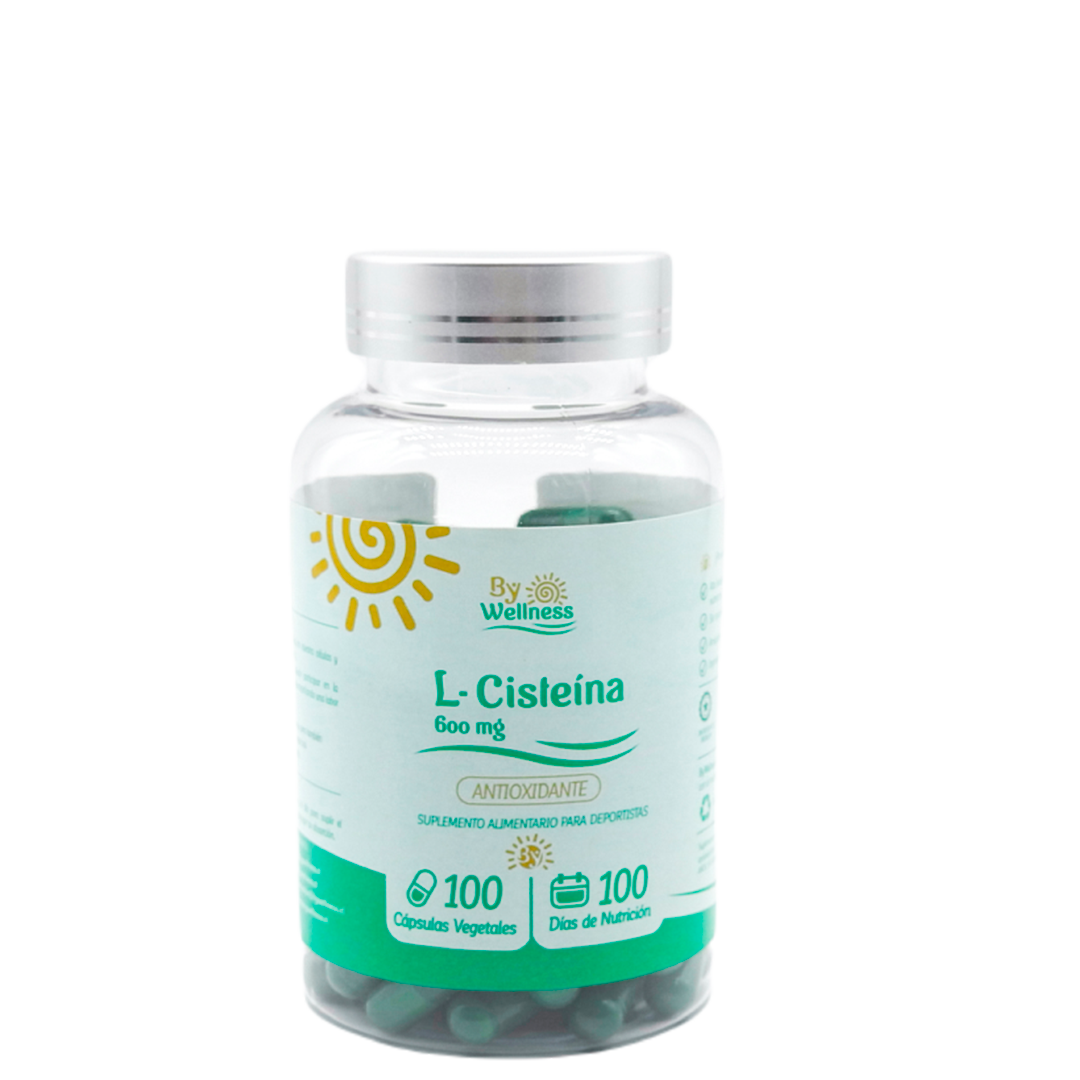 L-CISTEINA 600MG 100CAPS + PASTILLERO - BY WELLNESS