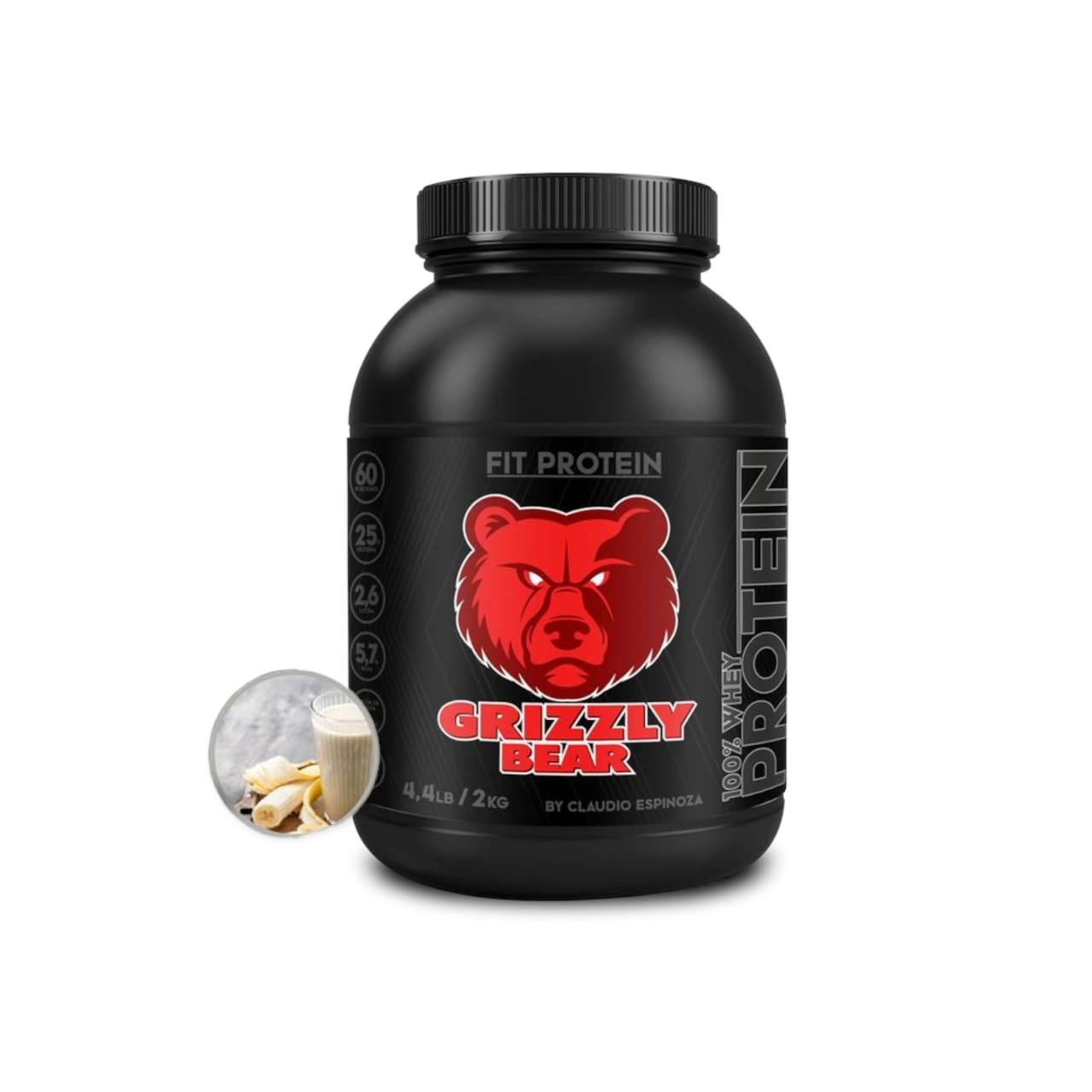 FIT PROTEIN GRIZZLYBEAR 2 KILOGRAMOS - 60 SERVICIOS
