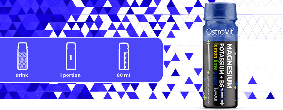 MAGNESIUM POTASSIUM + B6 SHOT 80 ML - OSTROVIT