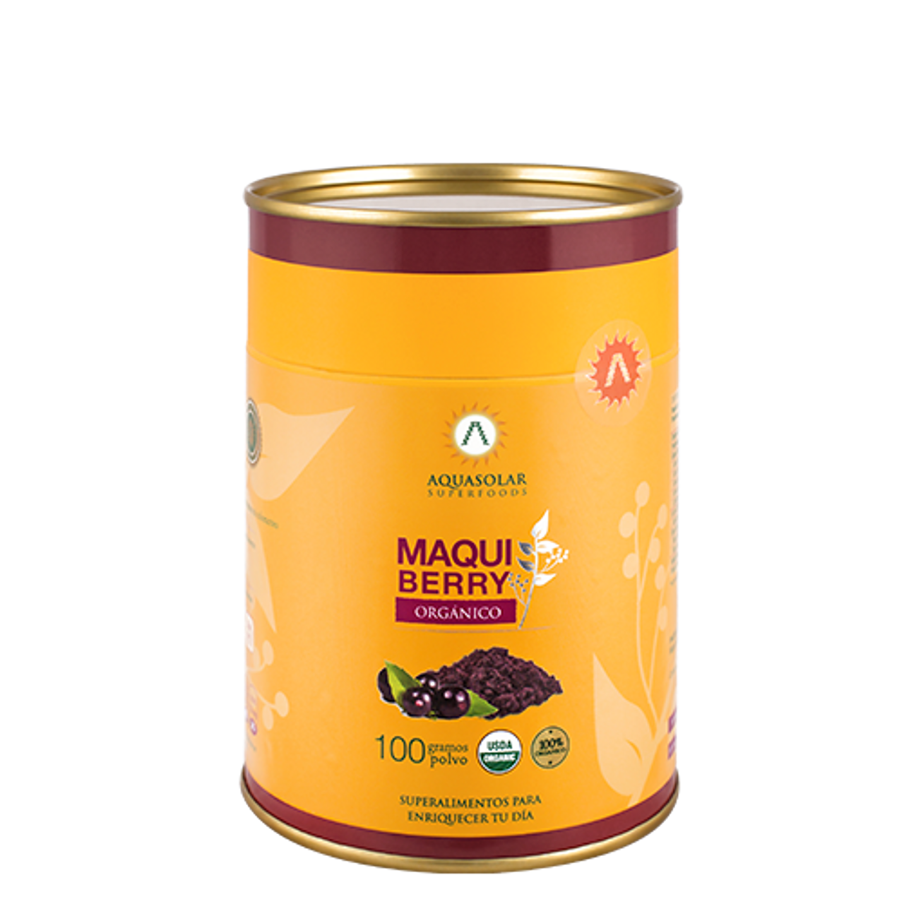 MAQUI BERRY ORGANICO 100GR POLVO - AQUASOLAR