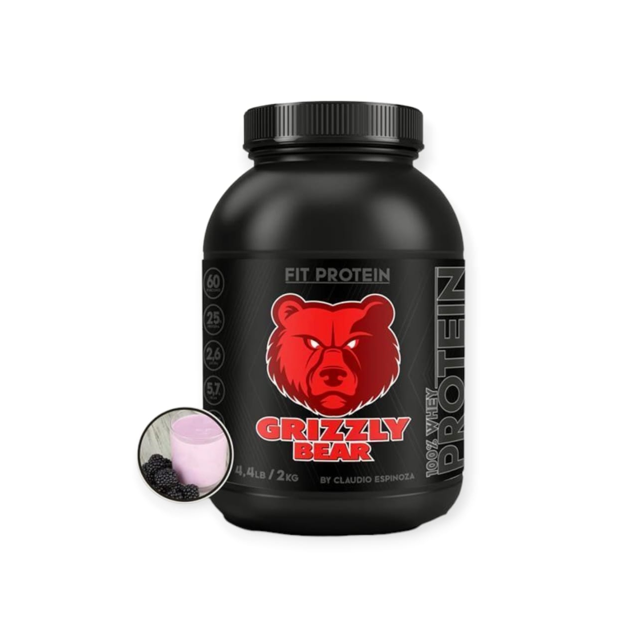 FIT PROTEIN GRIZZLYBEAR 2 KILOGRAMOS - 60 SERVICIOS