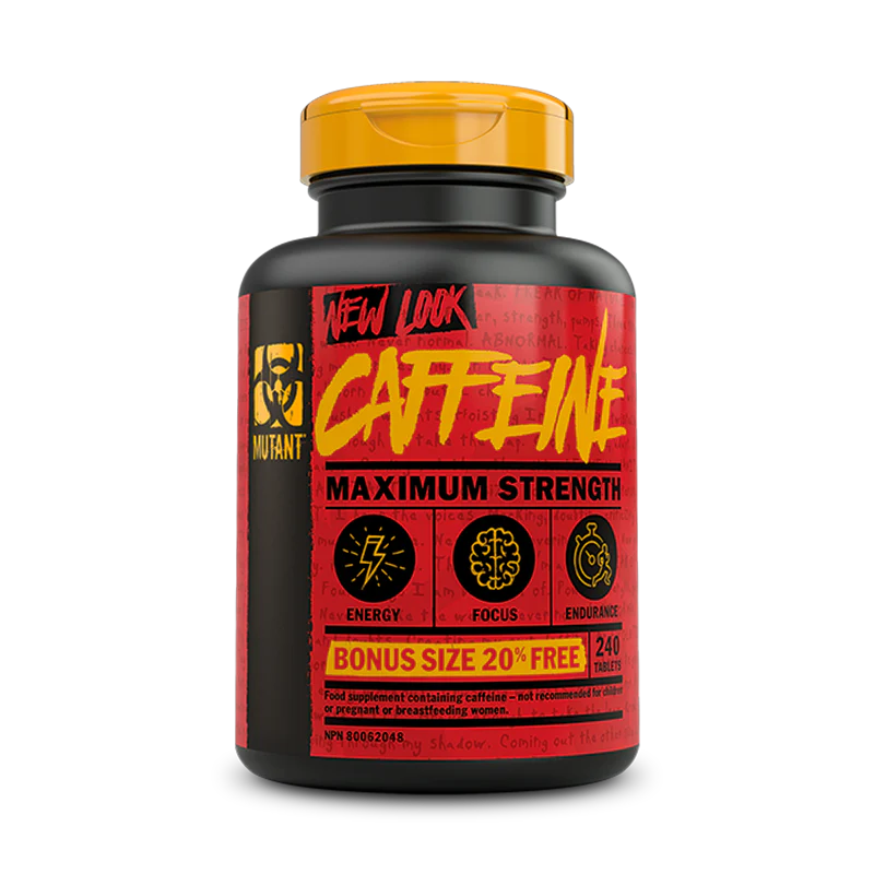 Cafeina Mutant - 240 Tabletas - 200mg C/u