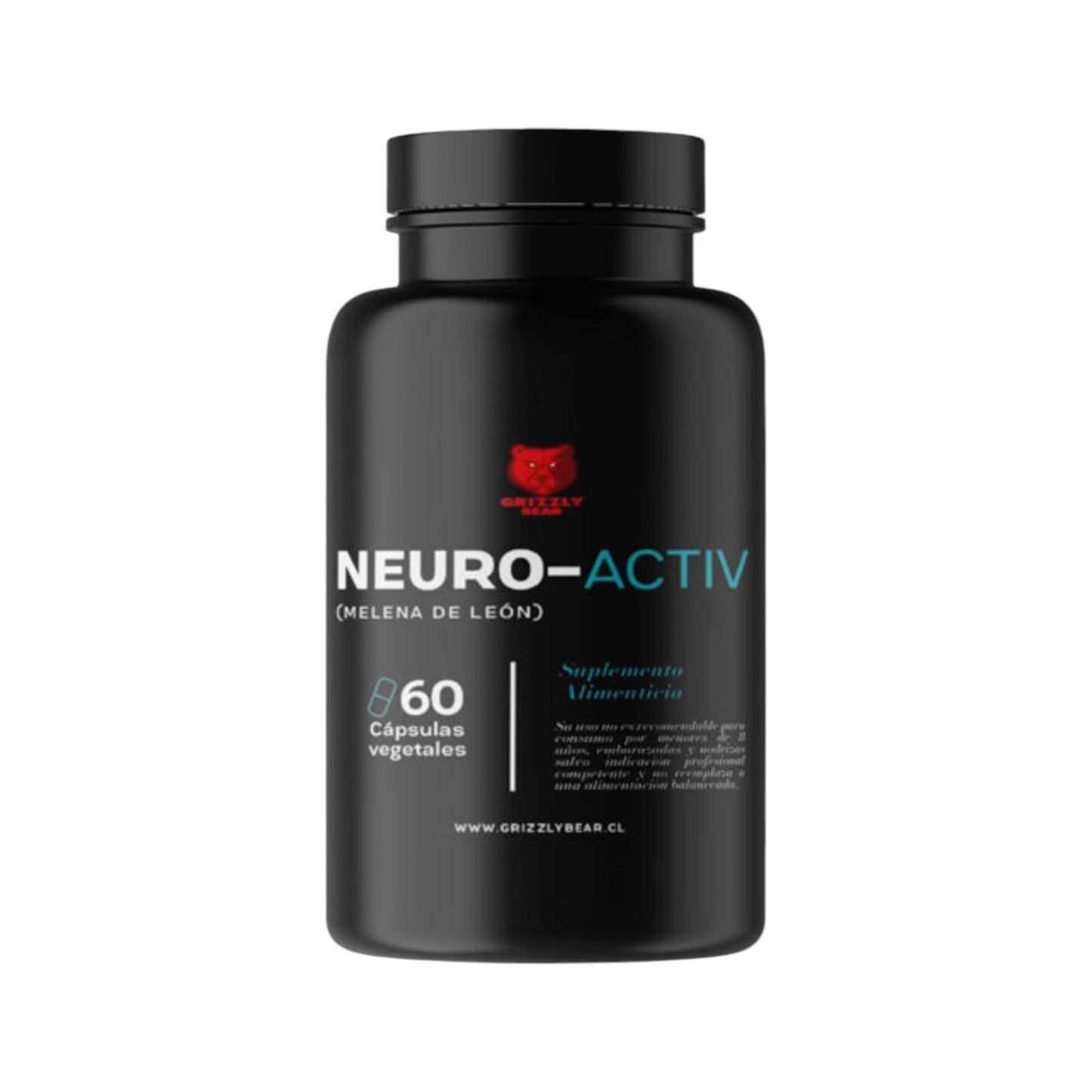 NEURO ACTIV 60 CAPSULAS - GRIZZLY BEAR