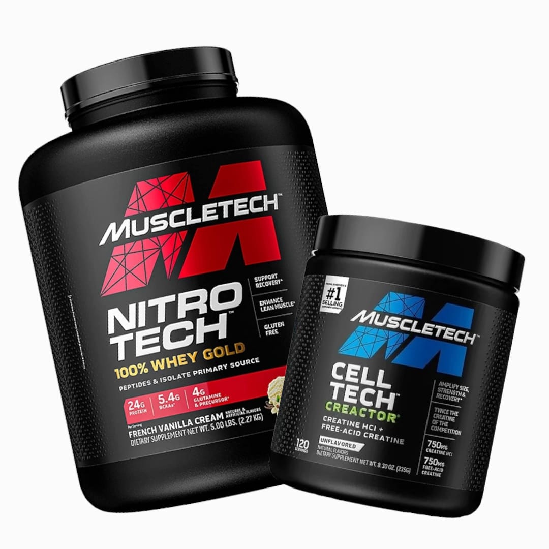 NITRO TECH GOLD 5 LIB + CREATINA CREACTOR 120 SERVICIOS