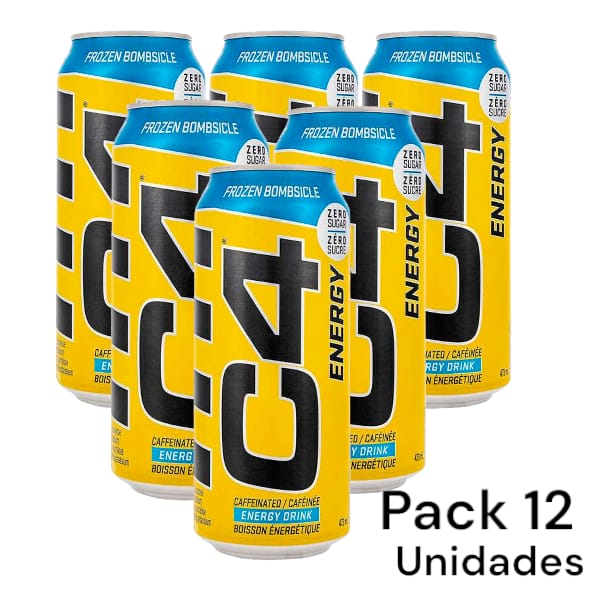 PACK 12 ENERGETICAS C4 473ML C/U - CELLUCOR