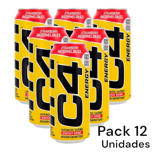 PACK 12 ENERGETICAS C4 473ML C/U - CELLUCOR