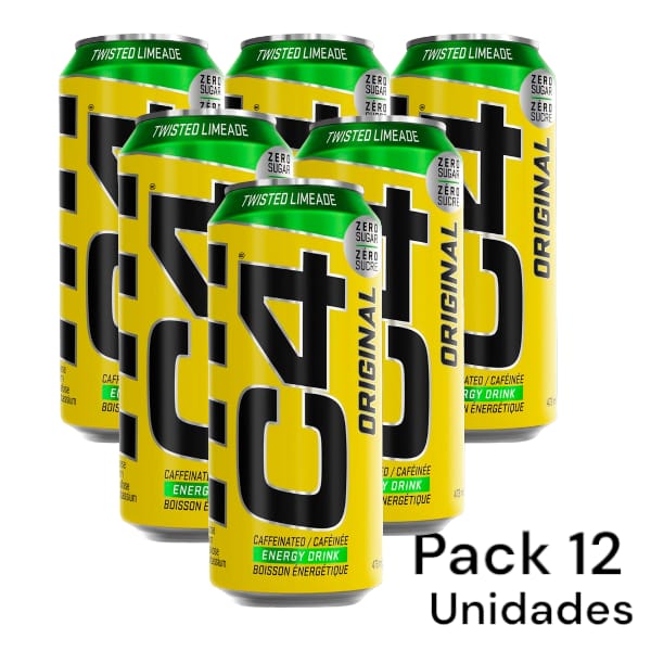 PACK 12 ENERGETICAS C4 473ML C/U - CELLUCOR