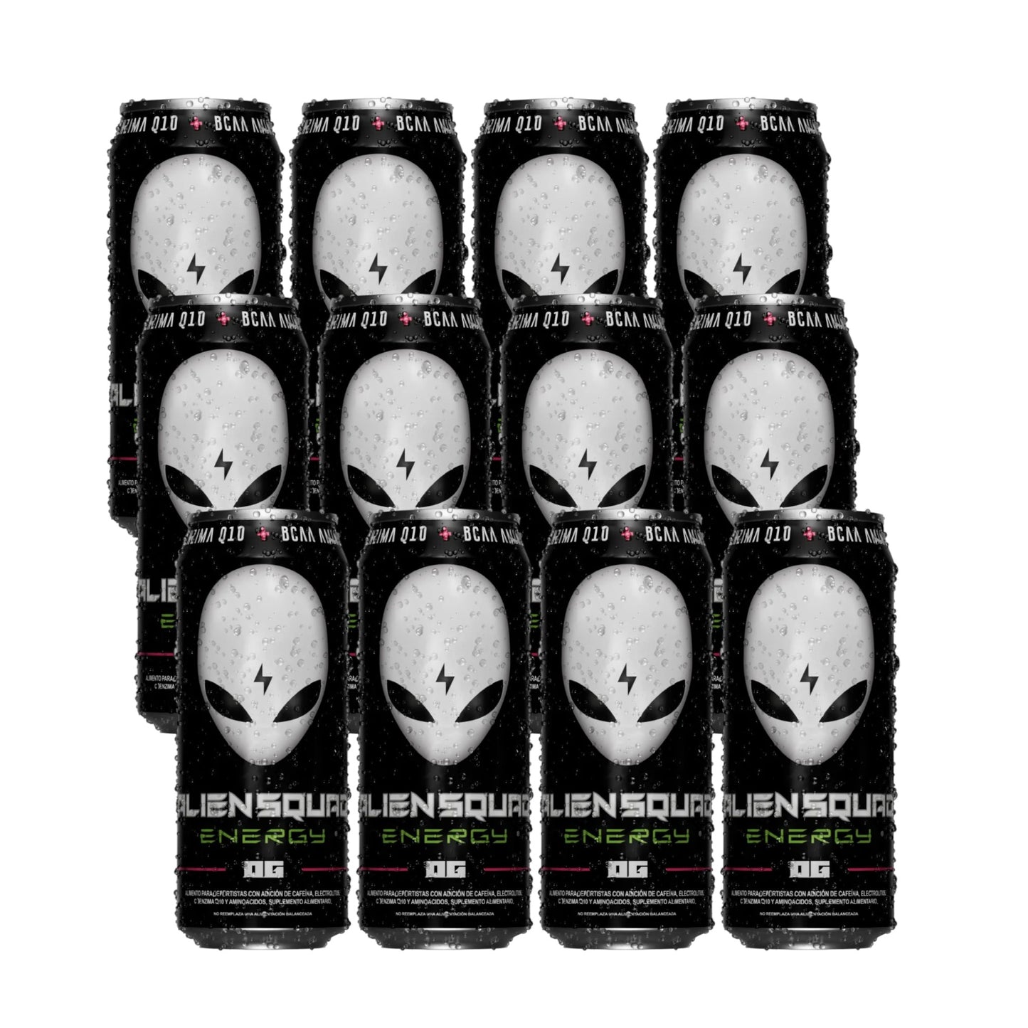 PACK X12 PRE ENTRENO LIQUIDO 473ML - ALIEN SQUAD ENERGY