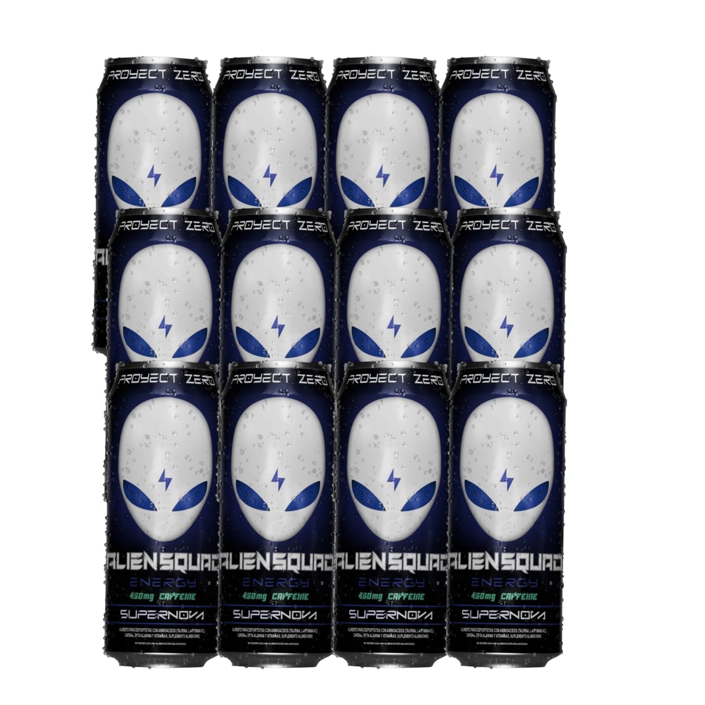PACK X12 PRE ENTRENO LIQUIDO 473ML - ALIEN SQUAD ENERGY