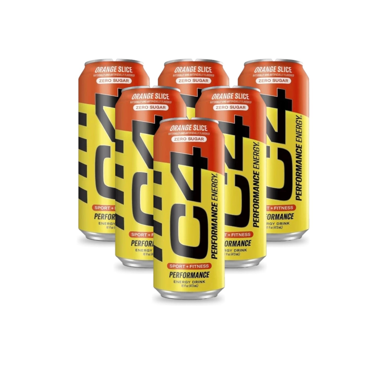 PACK 6 ENERGETICAS C4 473ML C/U - CELLUCOR