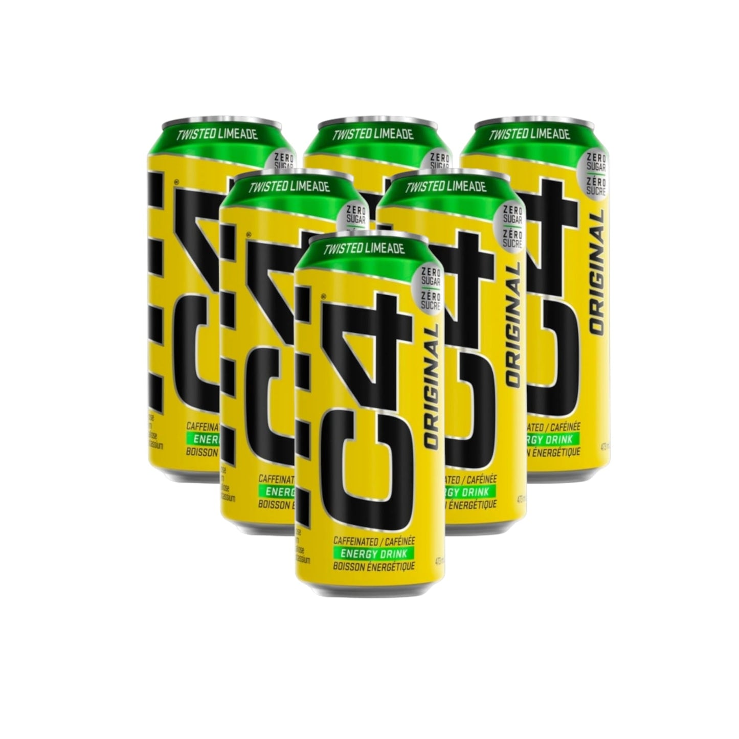 PACK 6 ENERGETICAS C4 473ML C/U - CELLUCOR