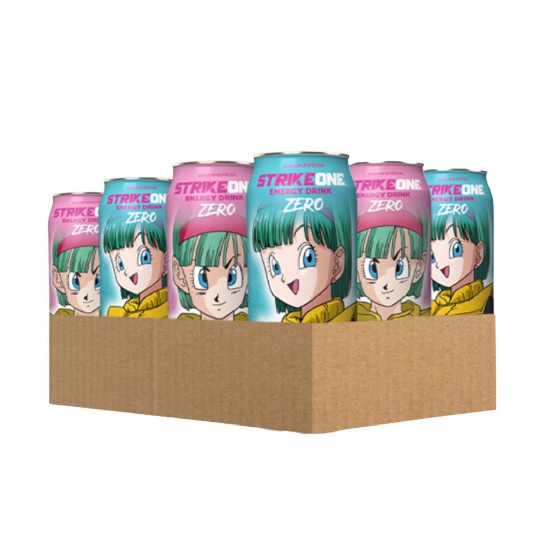 PACK 12 ENERGETICAS STRIKE ONE ENERGY DRINK DRAGON BALL - STRIKEONE