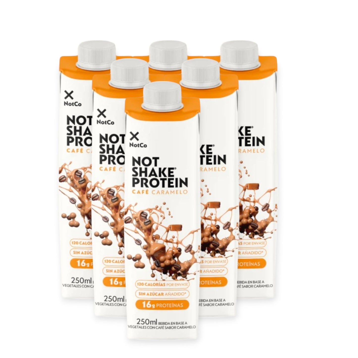 PACK X6 BEBIDA VEGETAL NOT SHAKE PROTEIN 250ML - NOTCO