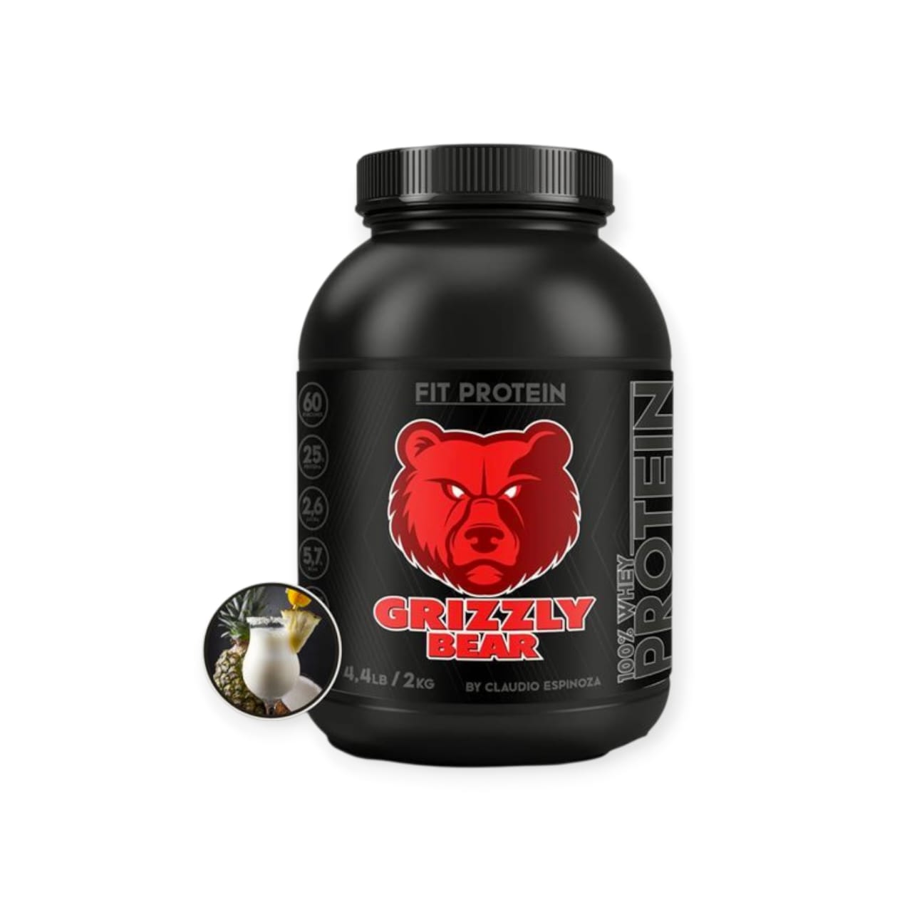 FIT PROTEIN GRIZZLYBEAR 2 KILOGRAMOS - 60 SERVICIOS