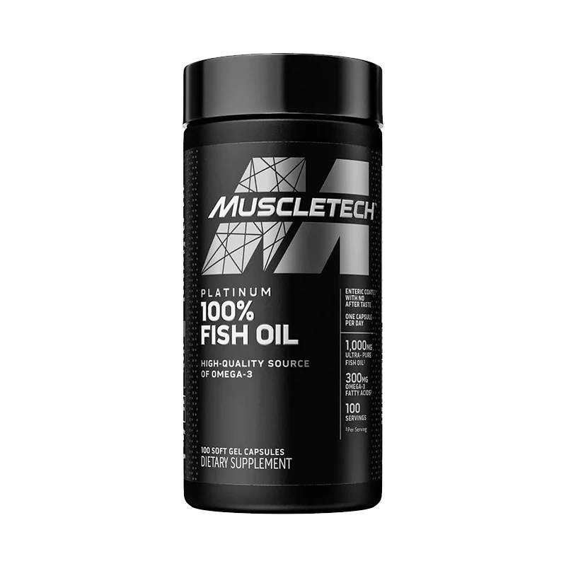 PLATINUM 100% OMEGA FISH OIL 100 SOFTGELS - MUSCLETECH