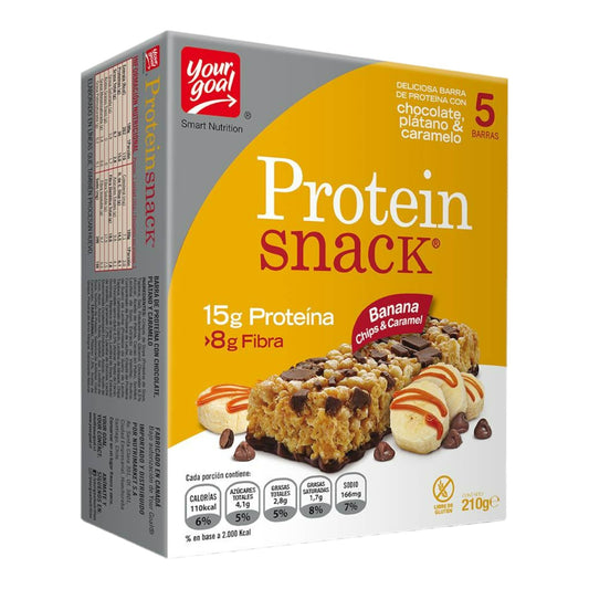 BOX DE 5 BARRAS PROTEIN SNACK 15G - YOUR GOAL