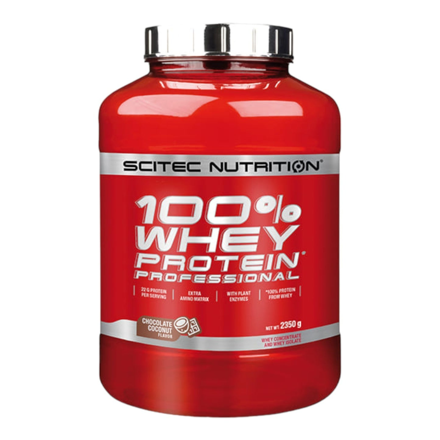 100% WHEY PROTEIN PROFESSIONAL 2.350 GRS. 78 SERVICIOS - SCITEC NUTRITION