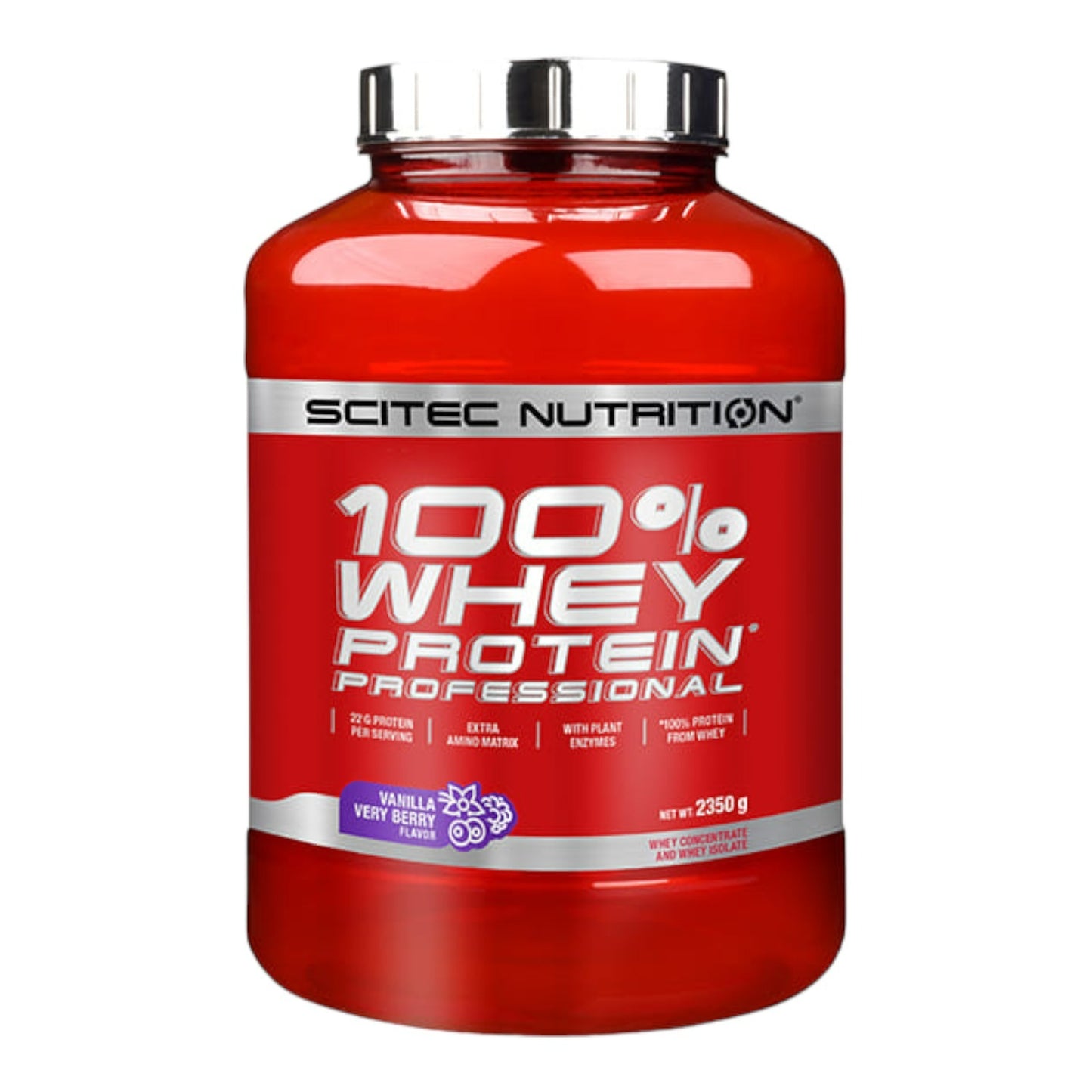 100% WHEY PROTEIN PROFESSIONAL 2.350 GRS. 78 SERVICIOS - SCITEC NUTRITION