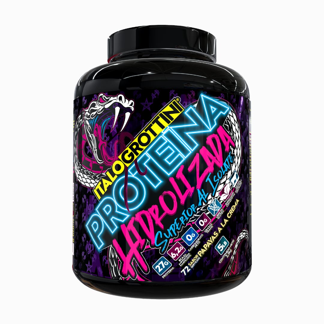 PROTEINA HIDROLIZADA SUPERIOR A ISOLATE 5LB + CREATINA MONOHIDRATO 80SV - ITALO GROTTINI