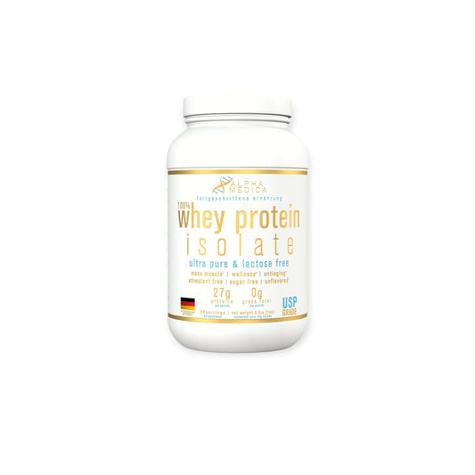 PROTEINA 100% WHEY PROTEIN ISOLATE 1KILO 33 SV - ALPHA MEDICA