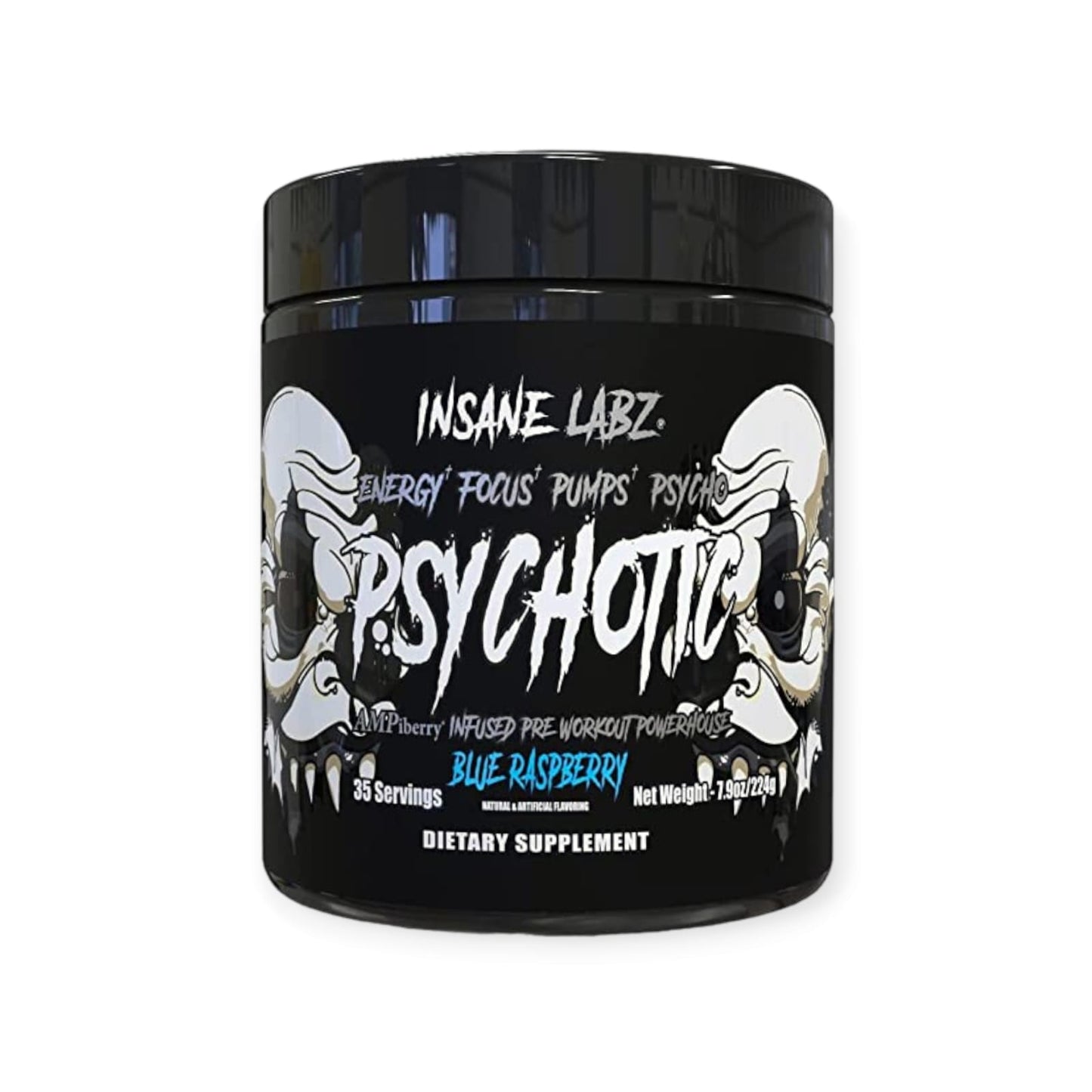 PRE ENTRENO PSYCHOTIC BLACK 35 SERVICIOS - INSANE LABZ