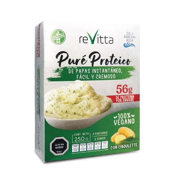 PURÉ PROTEICO VEGANO 250GR - REVITTA