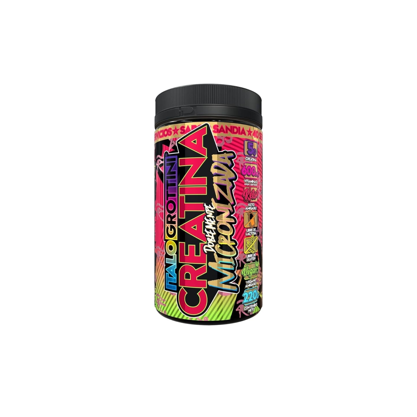 Creatina Monohidrato Micronizada 220gr 40 SV - Italo Grottini