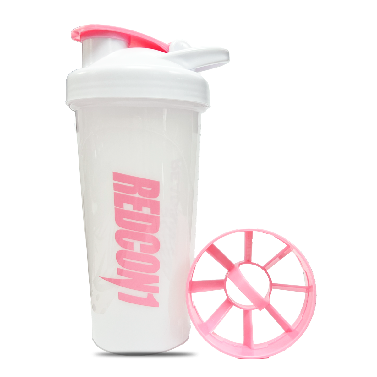 SHAKER BLANCO ROSADO 700ML BPA FREE - REDCON1