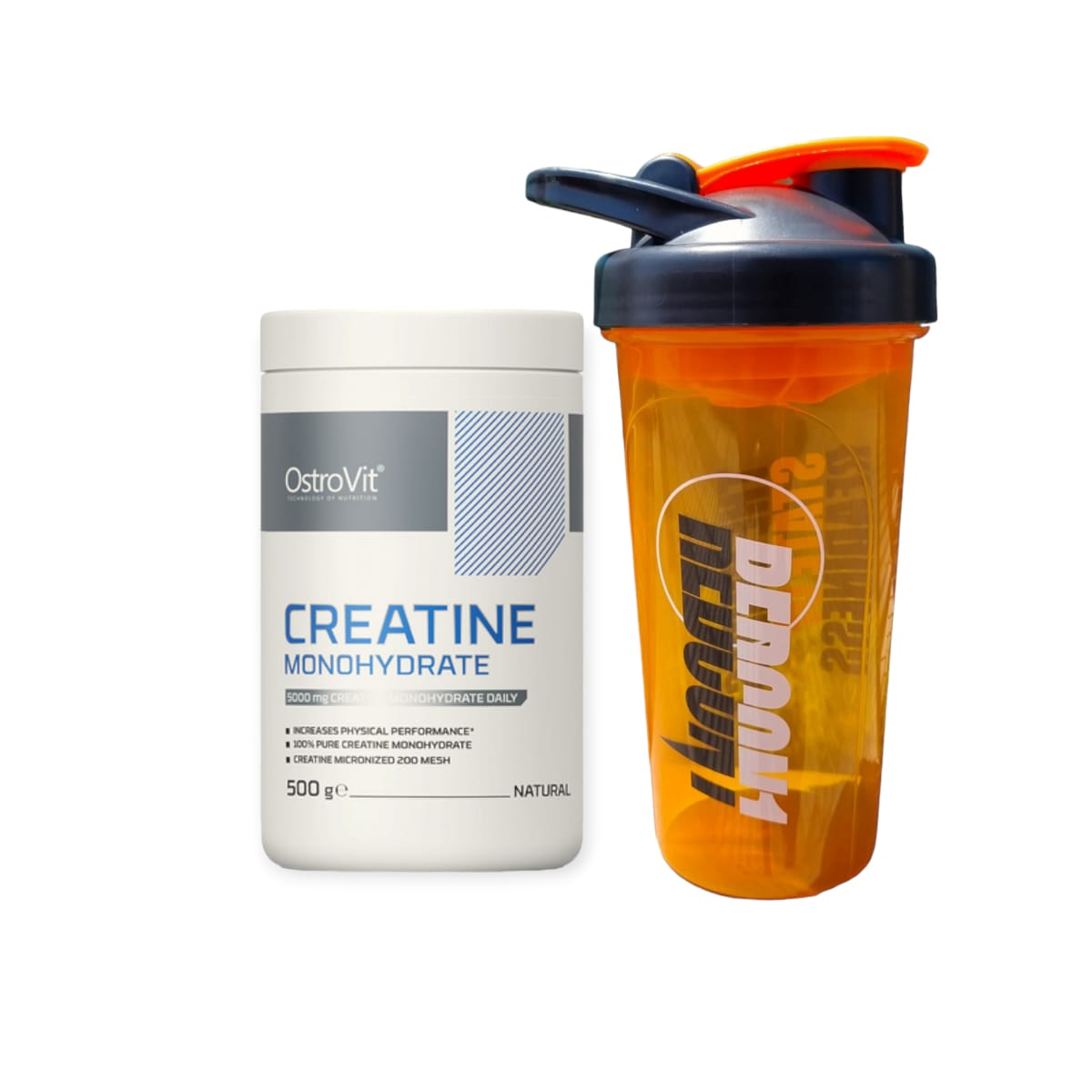 PACK CREATINA MONOHIDRATADA 500GR + SHAKER - OSTROVIT