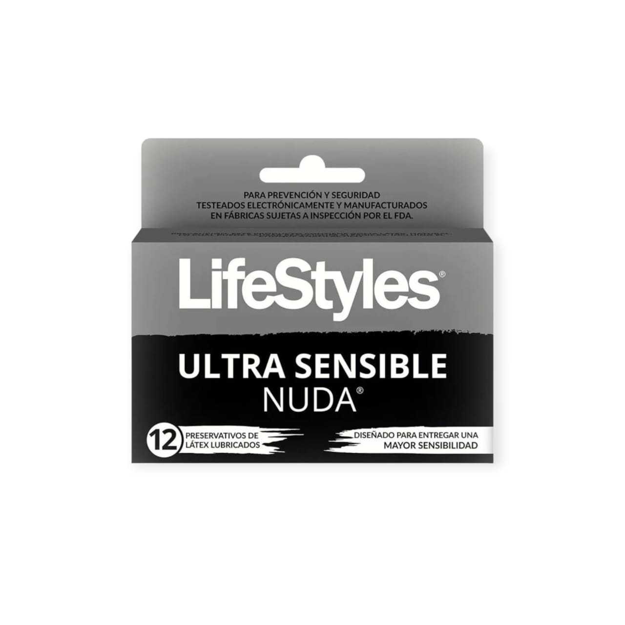 PRESERVATIVOS ULTRA SENSIBLE NUDA 12 UNIDADES - LIFESTYLES