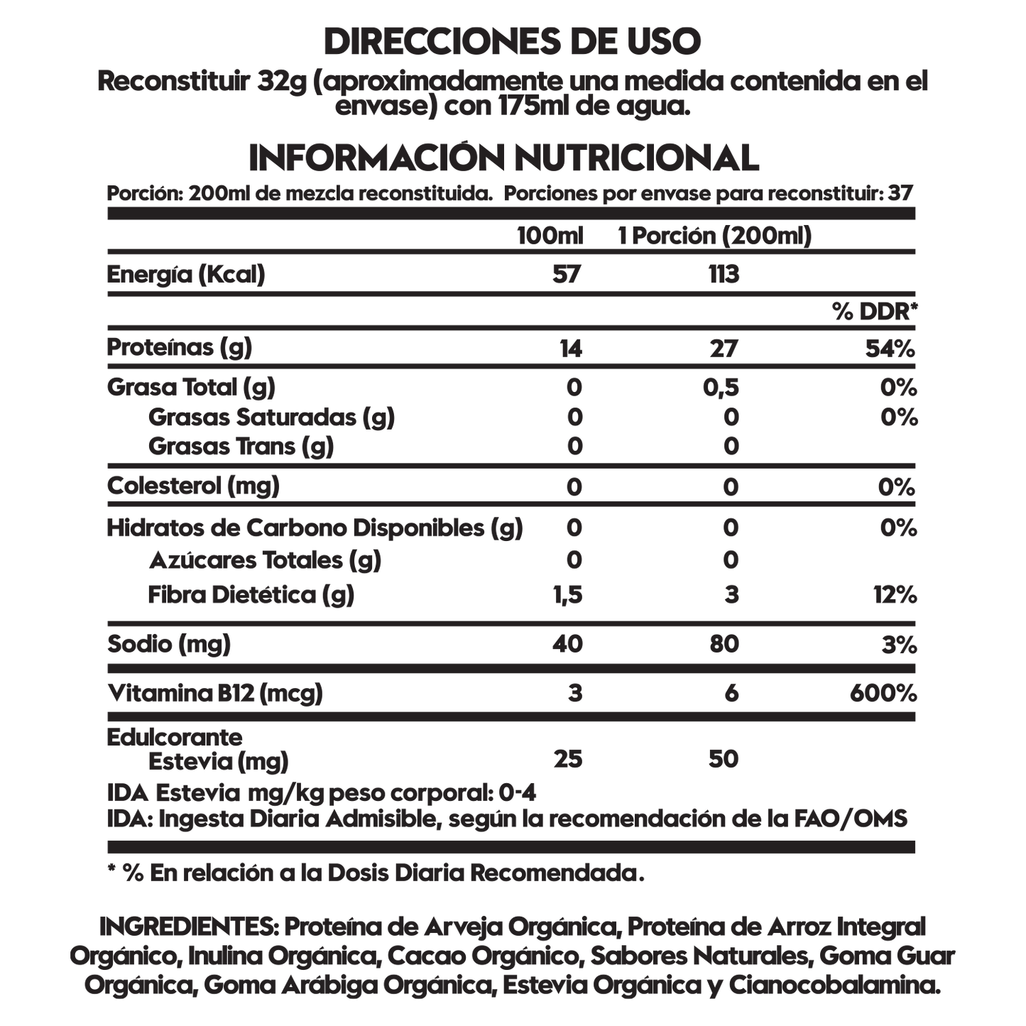 Pack Proteina VEGANA 2.6lbs + Creatina Sin sabor 300 gr ITALO GROTTINI