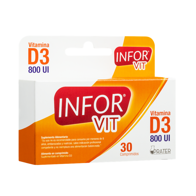 VITAMINA D3 800 UI 30 COMPRIMIDOS - INFOR