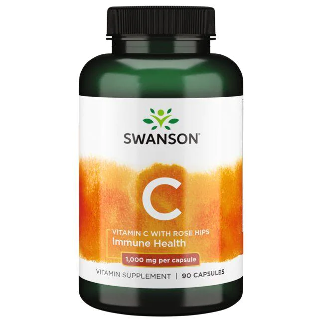VITAMINA C 1,000MG POR CAPSULA 90CAPS - SWANSON