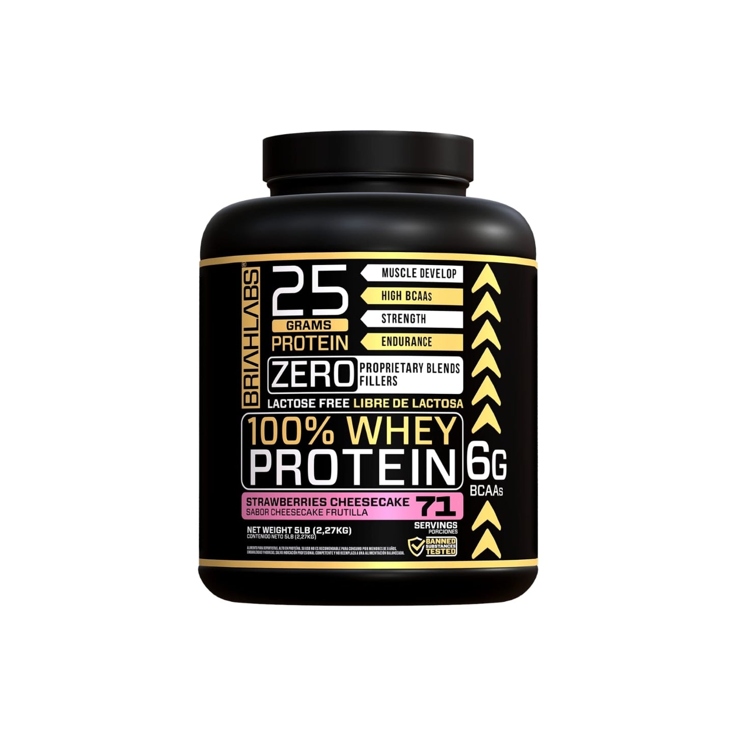 PROTEINA 100% WHEY PROTEIN 5LBS - BRIAHLABS