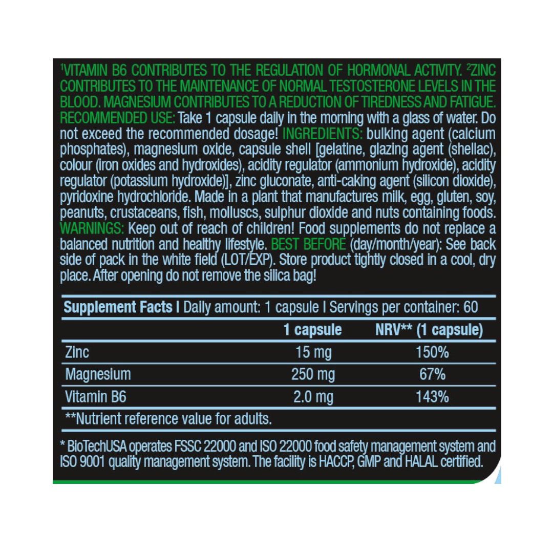 Zma Zmb / Biotech Usa 60 Servicios