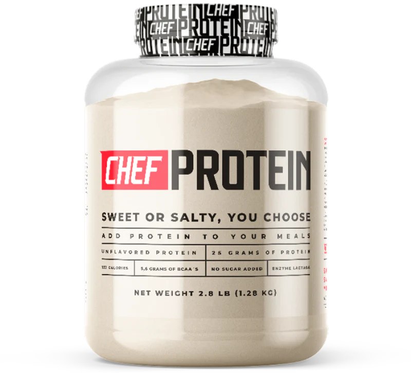 PROTEINA WHEY 2,8LBS SIN SABOR - CHEF PROTEIN