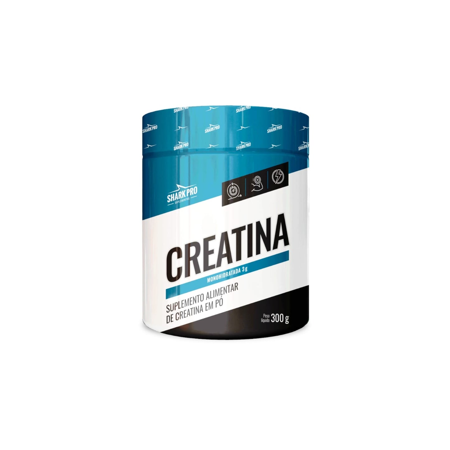 CREATINA MONOHIDRATADA 300GR - SHARK PRO