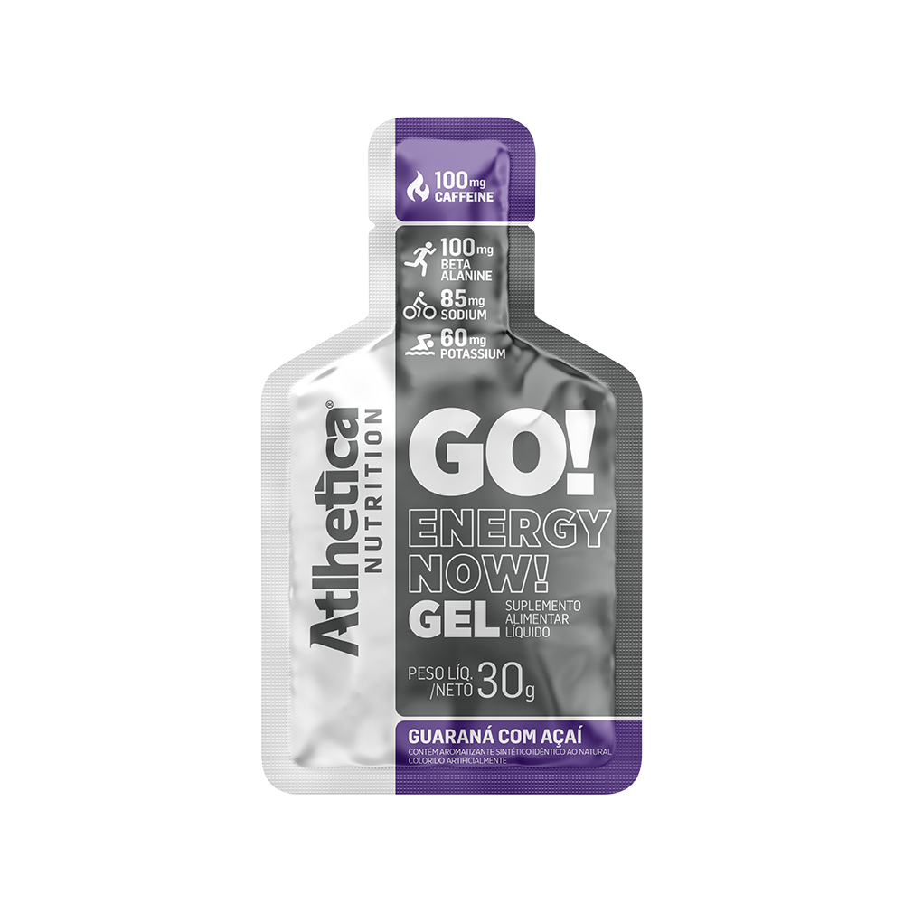 Gel Energizante GO! ENERGY NOW 10 unidades - Atlhetica